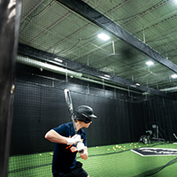 Batter in the Training Facility